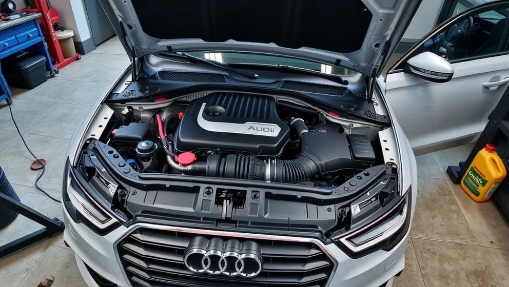 Audi A4 2.0 TDI 12000 mil service vad behövs