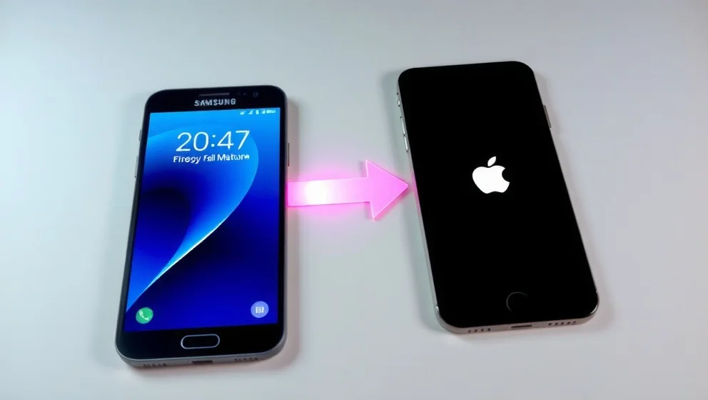 Hur förflyttar du bilder från Samsung till iPhone