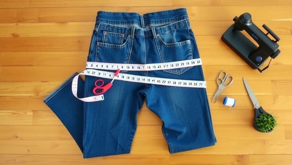 Hur gör du jeans mindre i midjan